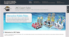 Desktop Screenshot of jnc-sales.co.uk